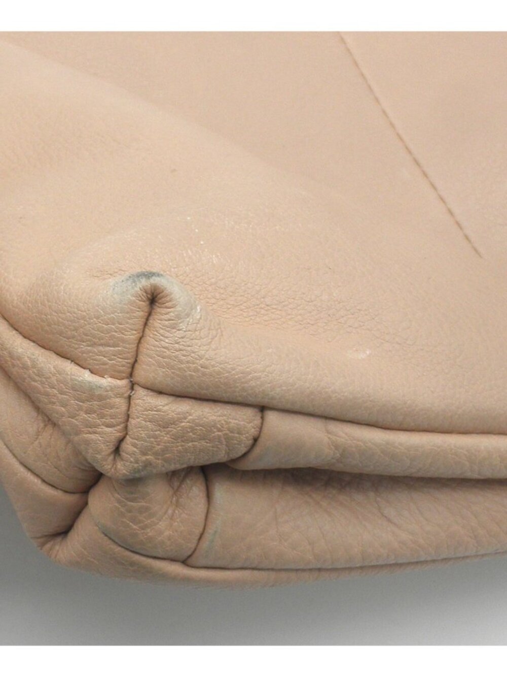 Margot Peach Blush Leather Double Top Zip Crossbody Shoulder Bag Genuine Leather - Picture 15 of 16